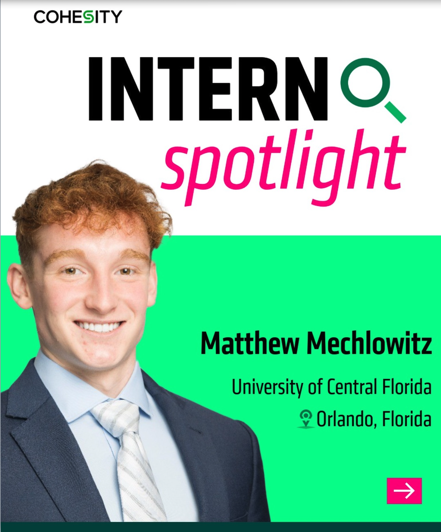 Intern Spotlight Series post